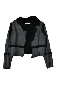 Womens Outerwear: Lonely Hearts - Sherpa Leather Jacket