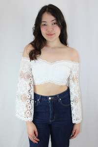 Color White: Alice McCall - Cut-Out Crop Top