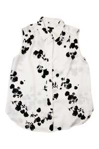 Anne Taylor - Sleeveless Satin Blouse