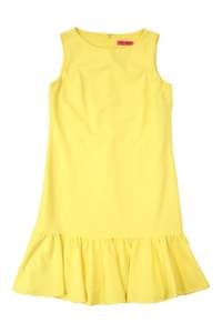 Color Yellow: Betsey Johnson - Yellow Frill Dress