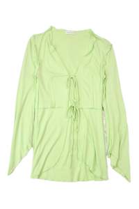 Cardigan: Rumours - Lime Green Cardigan