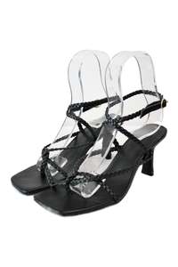 Size 39: La Tribe - Braided Strap Heels