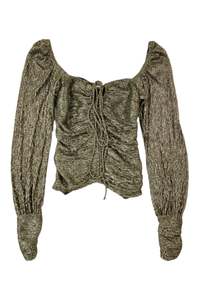 Color Gold: ALC - Gold Drawstring Top