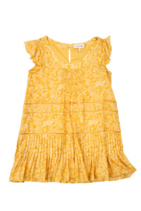 Color Yellow: Saloni - Summer Mini Dress