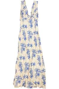 VRG GRL - Flower Print Maxi Dress