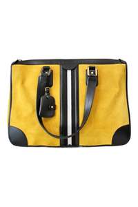 Color Yellow: Bally - Yellow Suede Bag