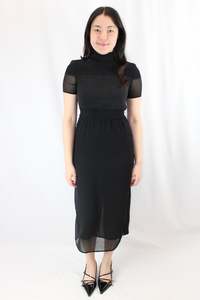 Size 6: Stolen Girlfriends Club - Silk Midi Dress