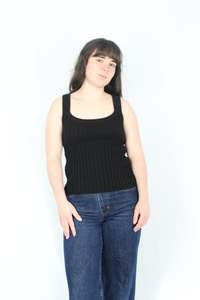 Size 6: Caitlin Crisp - Ribbed Tank