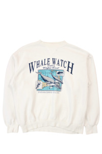 Color White: BAC Premier - Whale Watch Crewneck