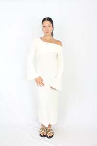 Color White: Caitlin Crisp - Frankie Ribbed Dress