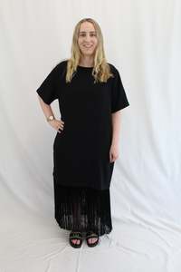 Size 12: Moochi - Fringed Maxi Dress