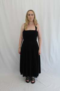 Size 12: Ruby - Velvet Polka Dot Maxi