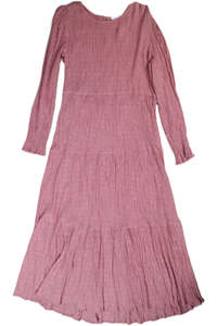 Size 10: Ivy + Jack - Shirred Maxi Dress