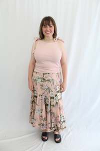 Size 12: Trelise Cooper - Silk Floral Skirt