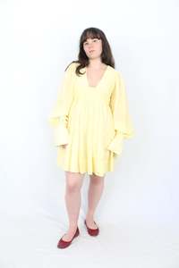 Color Yellow: Shona Joy - Limon Mini Dress
