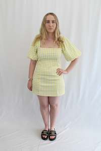 SNDYS - Gingham Mini Dress