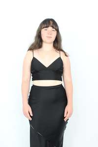 Liam - Satin Cropped Cami