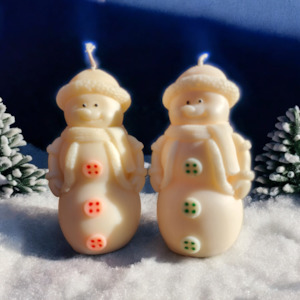Products: Snowman Candle The Craft Marketplace