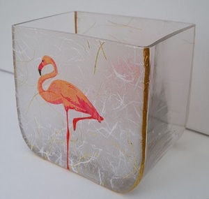 Golden Flamingo - vase The Craft Marketplace