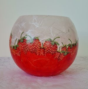 Products: Strawberry Bowl The Craft Marketplace