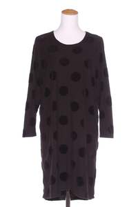 Clearance: FOIL - Velvet flocked spot dress! 10