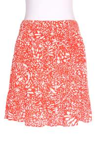 LUNA SKY - Animal print shirred mini skirt! 10