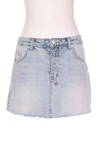 50 Off Sale: KSUBI - Washed blue denim mini skirt! 14