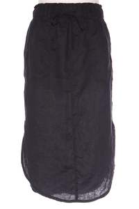 JUST JEANS - Linen scoop hem midi skirt! 6-8