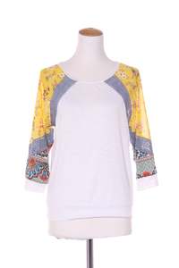 50 Off Sale: KETZ-KE - Patchwork sleeve top! 8