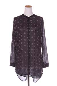 STATE OF PLAY - Printed sheer viscose shirt! 10-12