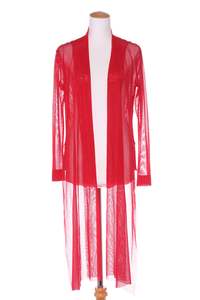 25 Off Sale: ANNAH S (NZ) Red mesh layering cardi! 10-12