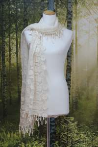 25 Off Sale: Gorgeous lace detail mesh shawl/scarf!