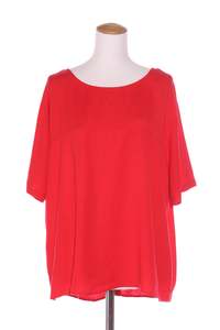 Clearance: GRACE HILL - Red linen blend top! 20