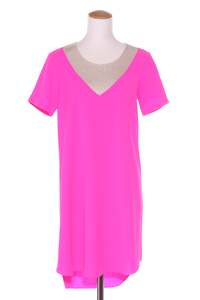 Clearance: AUGUSTINE - Neon pink dress! 10