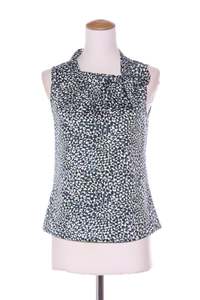 Clearance: REVIEW - Pussybow tie print top! 8