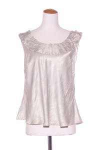 50 Off Sale: MIXIT - Silver pleated collar top! 16
