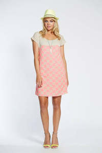 AUGUSTINE "Checkerboard tunic" dress! 8-10