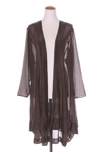 25 Off Sale: TCD (LN) NZ - Viscose sheer duster - Khaki! 18-20