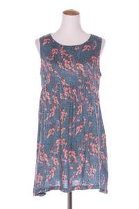 VOLCOM "True to this" blue floral dress! 10
