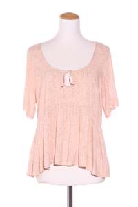 Clearance: BLAK LOVE - Dandelion wish print rayon top! 12