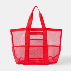 25 Off Sale: ANKO (LN) Mesh beach tote bag - Red!