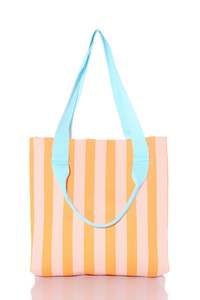 Orange stripe tote bag!