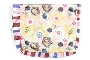 25 Off Sale: TRELISE COOPER - Floral + stripe print silky dust bag!