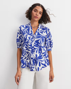 25 Off Sale: SPORTSCRAFT - Linen button up print blouse! 18