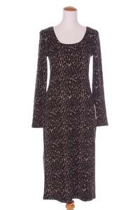 ZEST - Leopard rib knit midi dress! 10