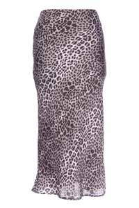 GLASSONS - Leopard print satin slip midi skirt! 6