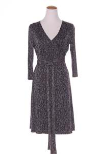 LK BENNETT - Vintage silk knit wrap dress! 12