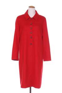 21 04 26: FREDRICK (NZ) Red wool blend coat! 14