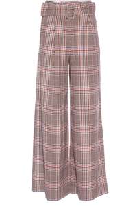 50 Off Sale: MAX - Plaid belted wide leg pant! 10