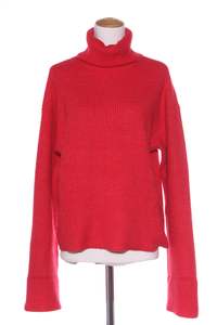 M&S - Red orchid polo knit jumper! 12-14